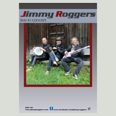 Werbeagentur K-Design: Plakat Jimmy Roggers Trio