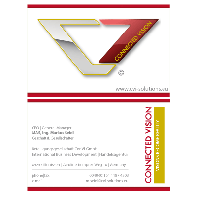 Werbeagentur K-Design: Grafikdesign Visitenkarte Silberdruck Markus Seidl