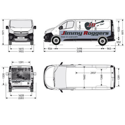 Werbeagentur K-Design: Autobeschriftung Jimmy Roggers