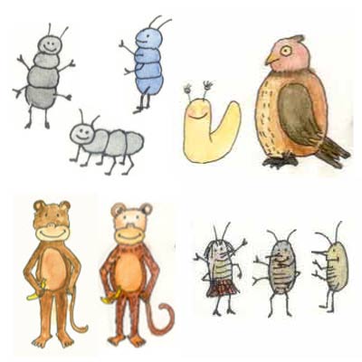 Werbeagentur K-Design: Illustrationen Kinderbuchillustrationen Tiere