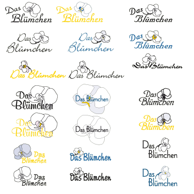 Werbeagentur K-Design: Logokonzeption Das Blümchen