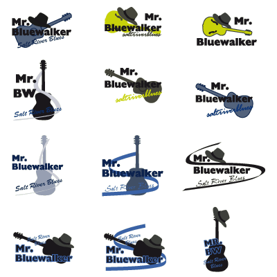 Werbeagentur K-Design: Logokonzeption Mr. Bluewalker