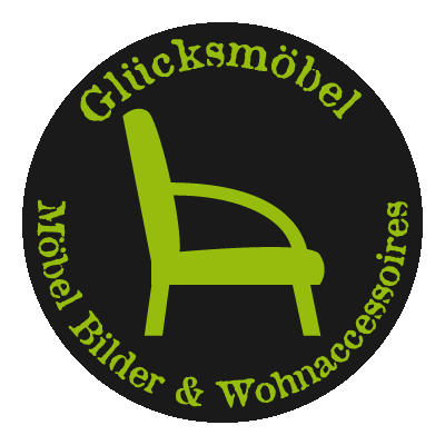 Werbeagentur K-Design: Logodesign Glücksmöbel - Möbel, Bilder, Lampen und Wohnaccessoires
